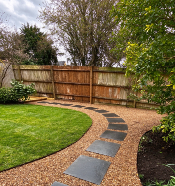 Garden Walkway and Footpath Construction