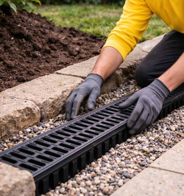 Garden Drainage Improvement and Installation