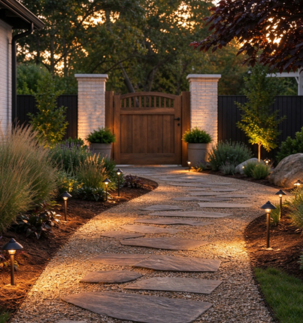Outdoor Garden Lighting Installation