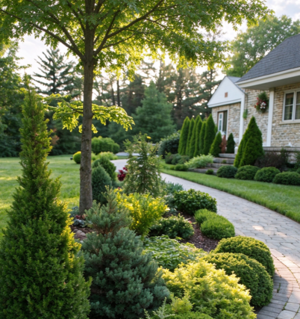 Garden Shrub Planting and Landscape Greening