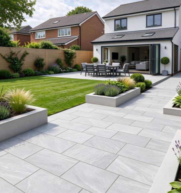 Outdoor Patio Paving Installation